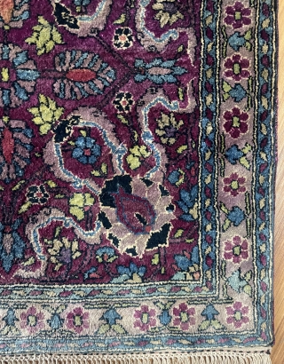 Qhazan carpet  silk size 40x40cm                           