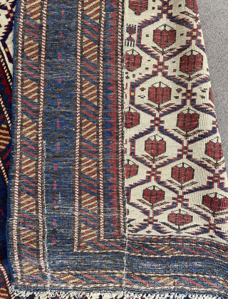 Caucasian shirvan rug size 195 x 122 cm
                         