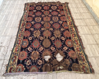 Mina khani with camel hair  Kurdish Carpet size 240x150cm                       