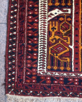 Turkeman prayer rug size 100x80cm                            