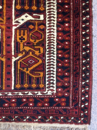 Turkeman prayer rug size 100x80cm                            