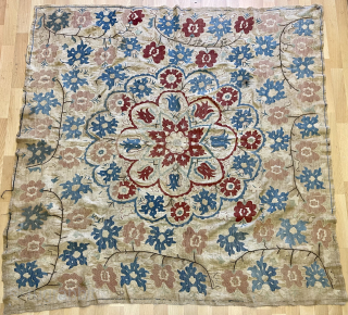 Ottoman textile bohca size 155x155cm                            