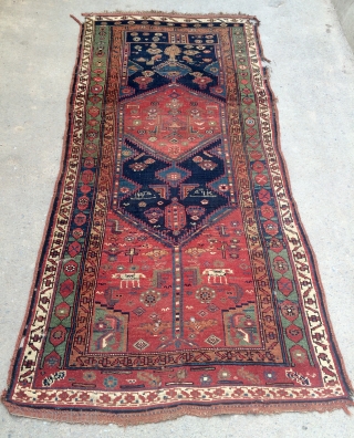 Persian Kurdish Carpet size 254x117cm                            