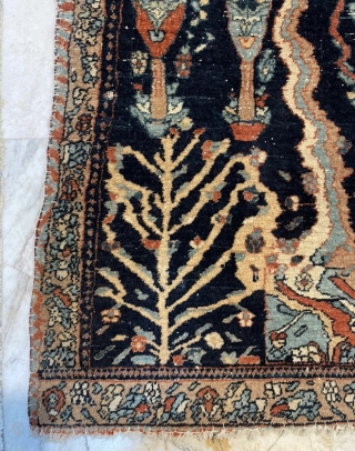 very unusual persian carpet size 140x87cm                           