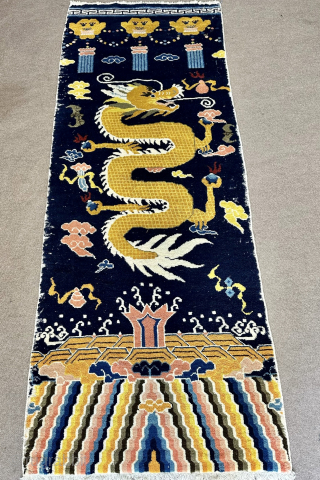 Chinese dragon rug                              