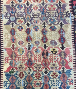 Anatolian kilim size 390x145cm                             