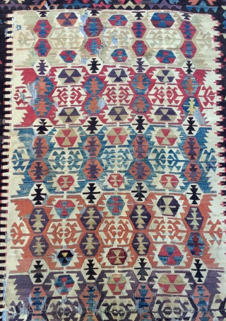 Anatolian kilim size 390x145cm                             