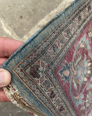 Muhtasham kashan silk carpet size 210x130cm                           