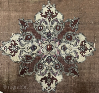 Heriz silk carpet size 175x135cm                            