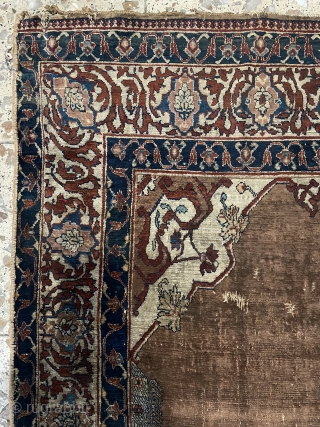Heriz silk carpet size 175x135cm                            