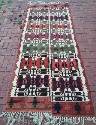 Anatolian kilim size 350x140cm                             