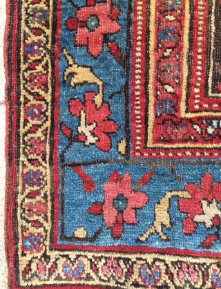 Rare antique bidjar  size 230x 160 cm 
                        