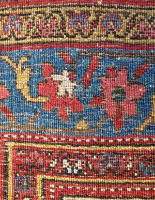 Rare antique bidjar  size 230x 160 cm 
                        