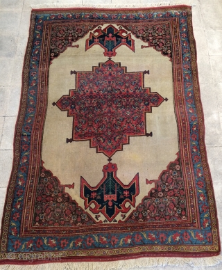 Rare antique bidjar  size 230x 160 cm 
                        