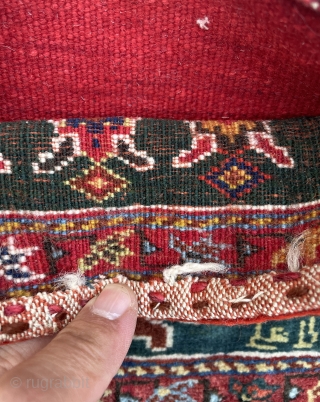 A very nice Qashgai bag and also very finely woven size 25x35cm                     