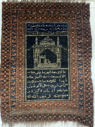 Very different turkoman rug size 110 x 80 cm                        