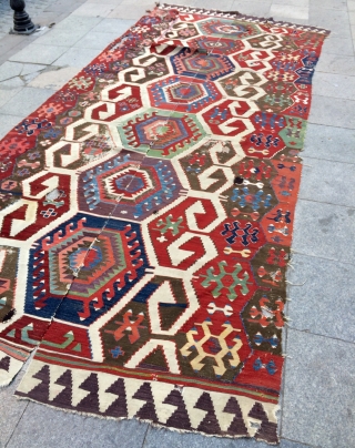 Anatolian kilim size 420x180cm                             