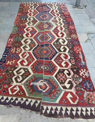 Anatolian kilim size 420x180cm                             