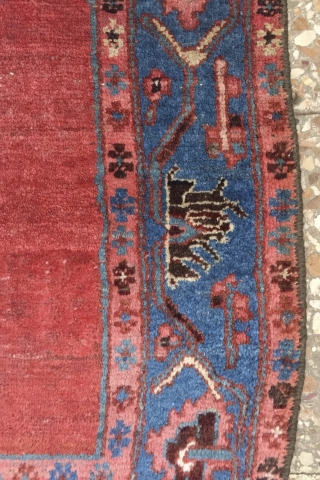 Very old Bijar Kurdish carpet size 220x140cm                          