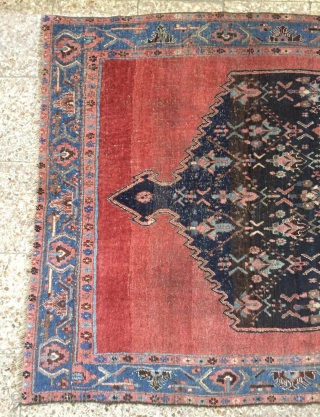 Very old Bijar Kurdish carpet size 220x140cm                          