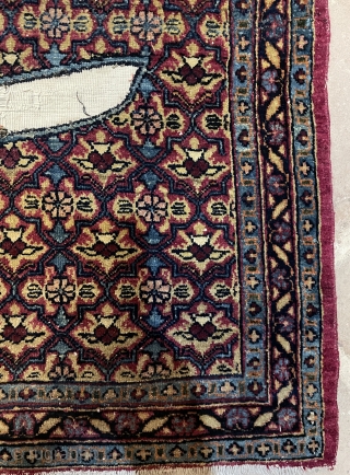 Very rare Yezd horse saddle cover size 95x90cm                         