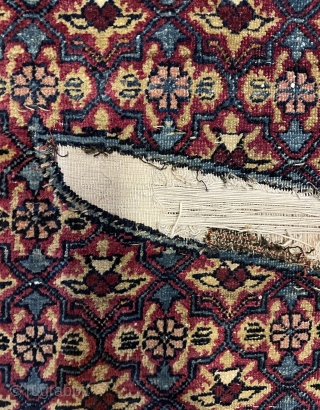 Very rare Yezd horse saddle cover size 95x90cm                         