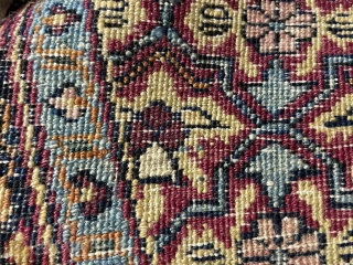 Very rare Yezd horse saddle cover size 95x90cm                         