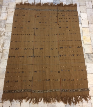Shahsevan camel wool jejim size 210x150 cm                          