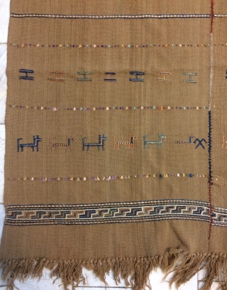 Shahsevan camel wool jejim size 210x150 cm                          