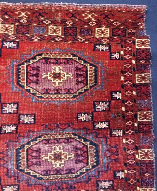  Tekke Chuval silk on wool size 2’4x3’7 ft                        