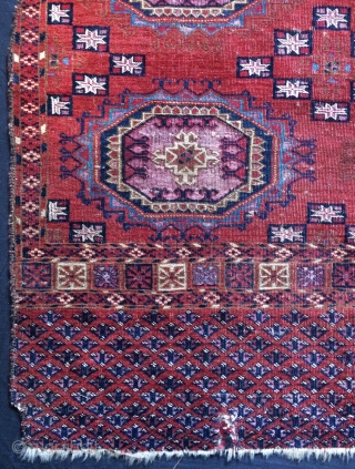  Tekke Chuval silk on wool size 2’4x3’7 ft                        