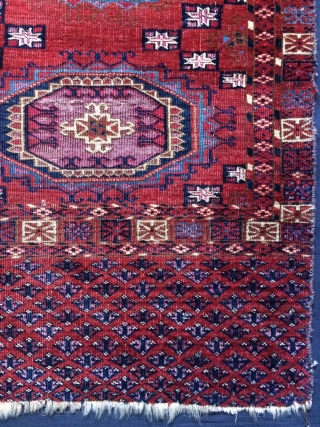  Tekke Chuval silk on wool size 2’4x3’7 ft                        