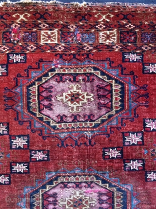  Tekke Chuval silk on wool size 2’4x3’7 ft                        