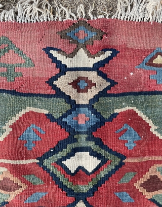 Kurdish fragmand kilim size 100x100cm                            