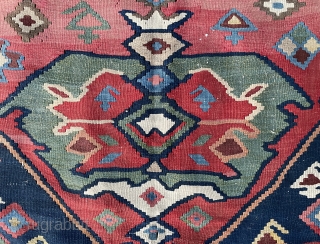 Kurdish fragmand kilim size 100x100cm                            