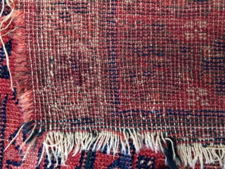 Persian very old Kurdish fragmant rug size 112x120cm                         