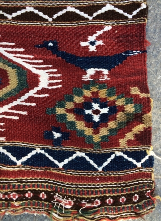 Balkan kilim all colours natural dyes size 220x112cm                         