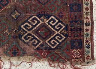 Kurdish fragmand carpet size 225x120cm                            