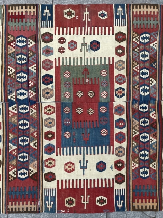 Very fine quality Anatolian kilim size 424x172cm                          