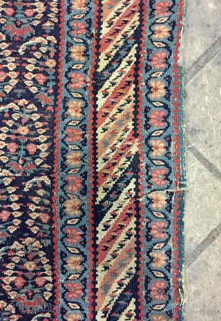 Sine kilim wool on wool very fine quality. Size 370x195cm                       