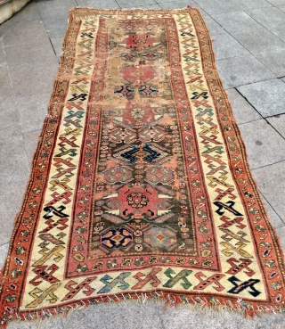 Rare Kurdish carpet 18.century size 300x135cmm                           