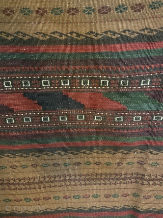 A very nice Beluch kilim all colors natural dyes and camel wool. Size 240x130cm                   