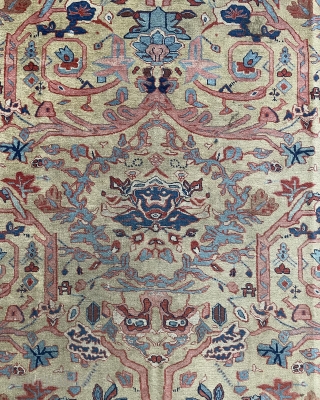 It is very rare Tebriz carpet size 347x257cm                         