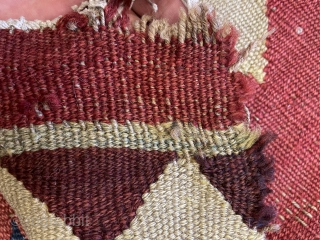 Very old fragmand Kurdish kilim size 128x67cm                          