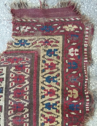 Shahsavan fragmand rug size 150x45cm                            