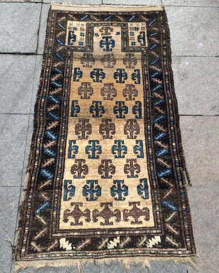 Beluch prayer rug,This rug was made in the 1950s or 1960s 
Size 150x82cm                    