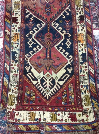 Persia  Kurdish runner carpet size 420x84cm
                          