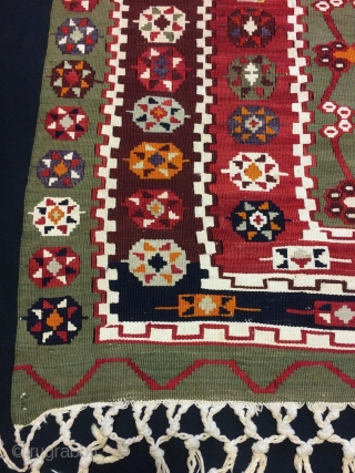 Anatolian prayer kilim size 134x97cm                            