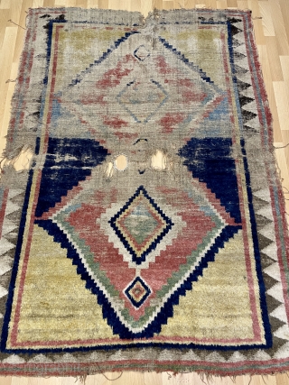 Very old Qhasgai gabbeh size 196x136cm                           