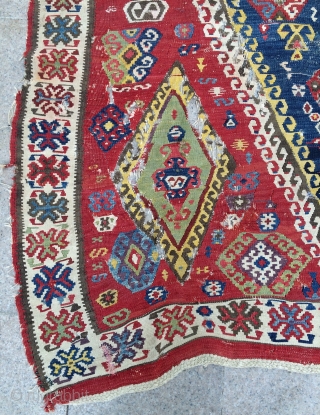 Erzurum Anatolian kilim  size 310x180cm
                           